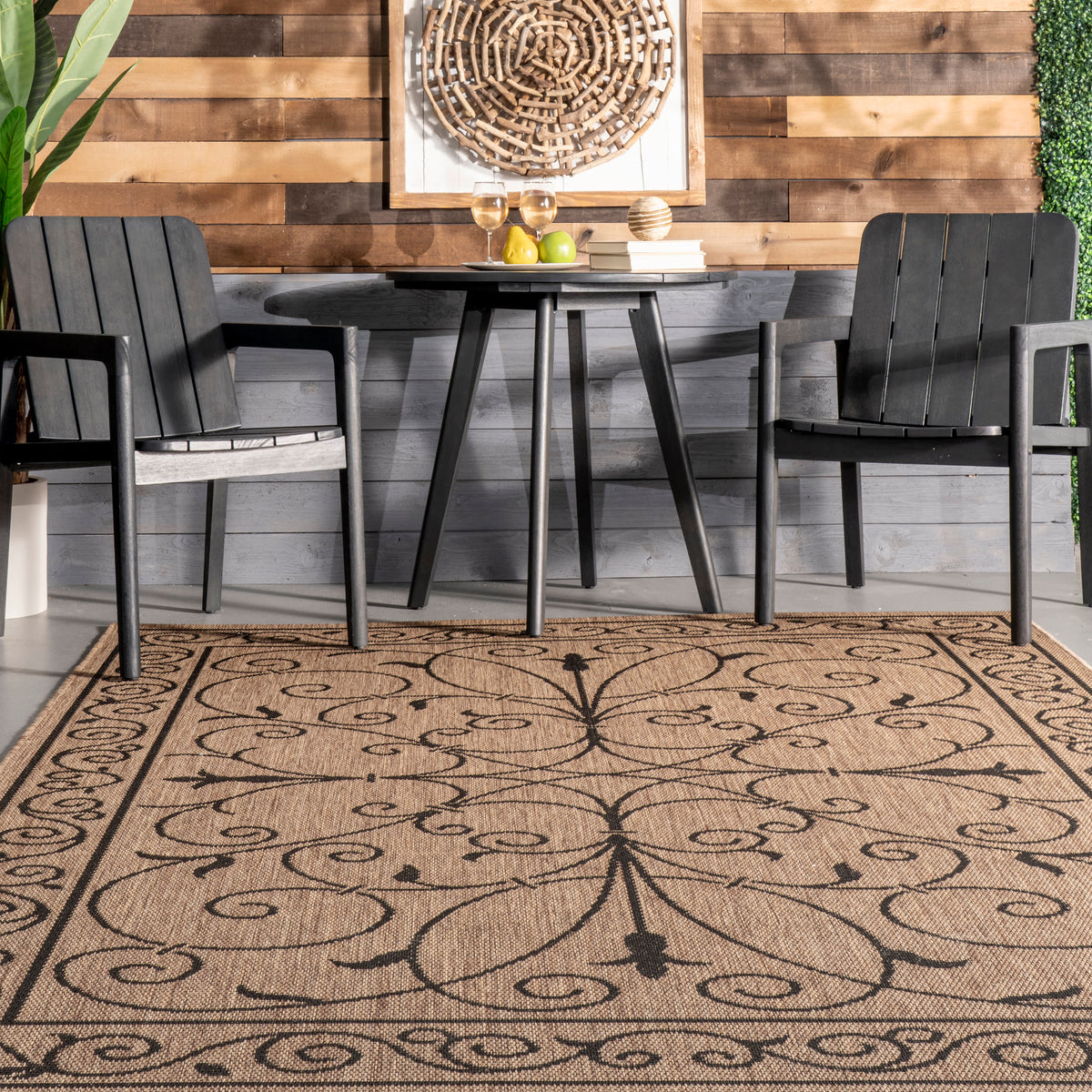 Indoor/Outdoor Krem Rug | Brown