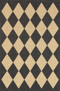 Adelaide Harlequin Indoor/Outdoor Rug | Dark Grey
